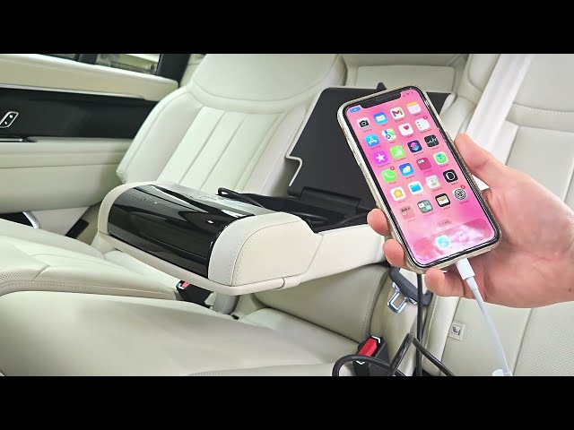 How-To: LandRover RangeRover Rear Seat Entertainment Mirror / Stream from your iPhone