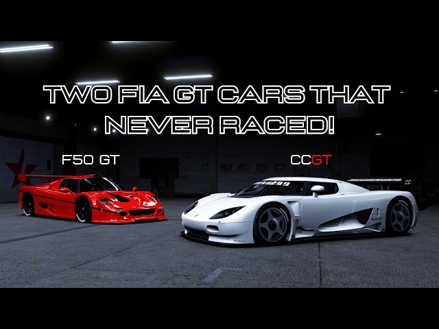 Ferrari F50GT & Koenigsegg CCGT That Never Raced