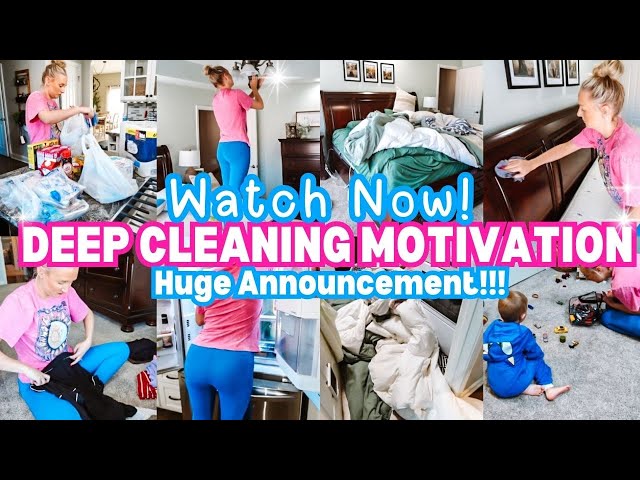 Ultimate Deep Cleaning Motivation | Satisfying House Reset + HUGE ANNOUNCEMENT!