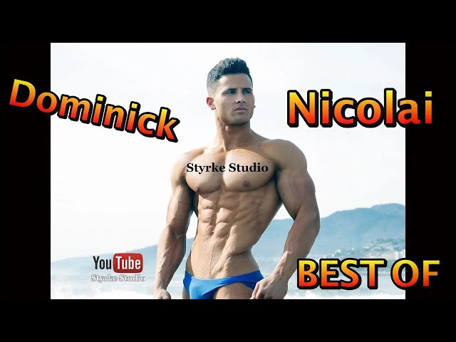 Fitness Model Shredded Dominick Nicolai Muscle Pump Beach Swimsuit Shoot Styrke Studio #fitness #abs