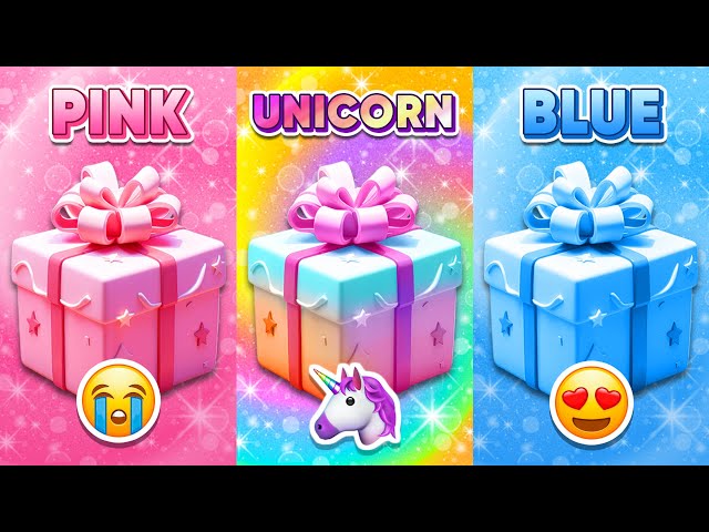 Choose Your Gift...! Pink, Unicorn or Blue 💗🌈💙 How Lucky Are You? 😱 Monkey Quiz