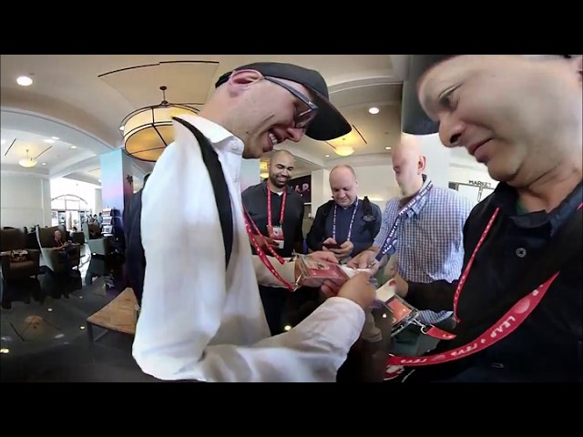 4K 3D 360° VR LEAPCon 2018 : Day 1 Meet Adam Roszyk, Paul Oliver Alan Noon Andre Elijah & Eric