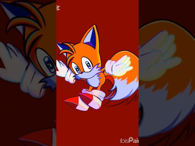 Cuando Eri me mostro a tails fue como nine  en sonic prime y pense que era mujer #fanartsonic #tails