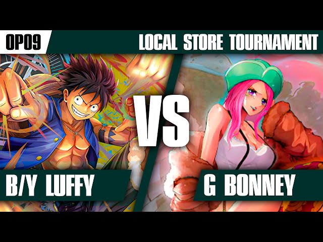 ♠️ POV BY Luffy vs Jewelry Bonney [OP09] Store Tournament 16 players ♠️ One Piece TCG