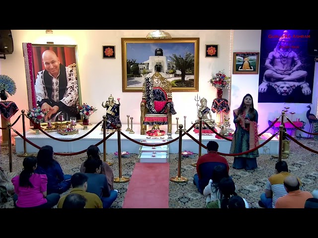 Satsang By Vinky Aunty - Guruji Ka Ashram - New Jersey - USA - Somerset Temple