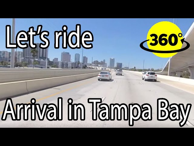 360° Video | Worth all the traffic! | Arrival in Tampa Bay from Orlando