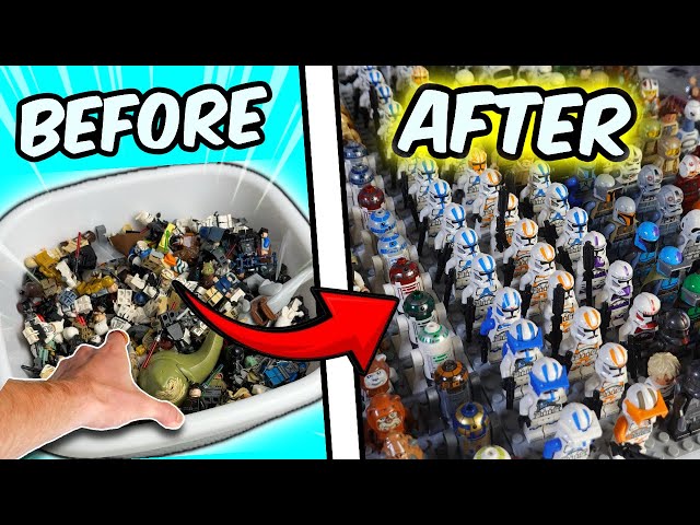 HUNDREDS of LEGO Star Wars Minifigures LIVE Set Up! (Mega Sale 12)