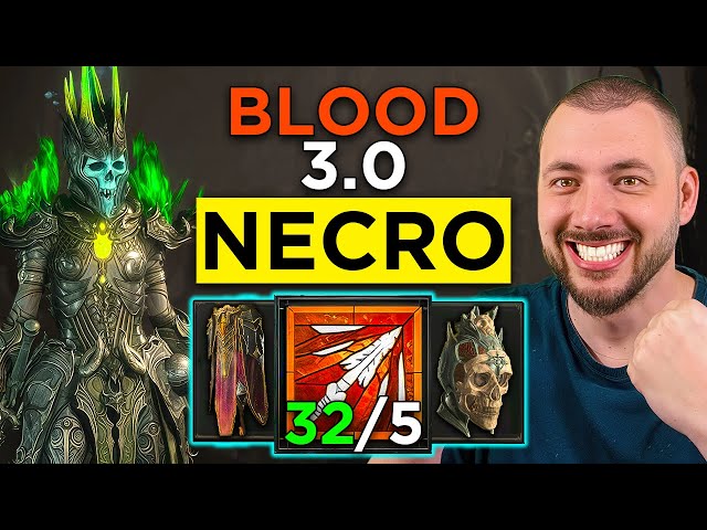 Only Overpowers with Bloody Bone Spear Necro - Season 7 Diablo 4 Builds