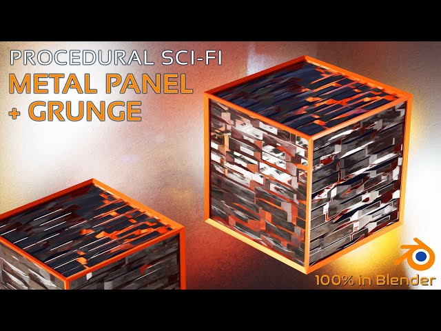 Easy Sci-Fi Metal Panel Material - Blender 2.93 EEVEE