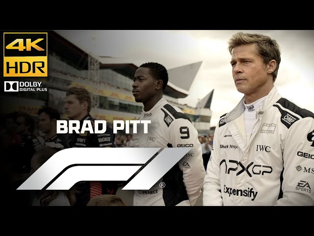 F1 (2025) • 4K HDR  Dolby Digital 5.1ch Trailer • Joseph Kosinski & Brad Pitt