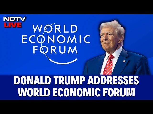 Donald Trump LIVE | Donald Trump Addresses World Economic Forum In Davos