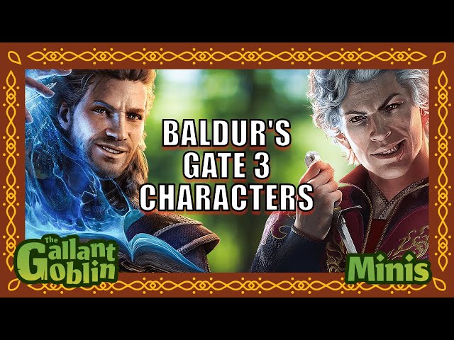 Baldur's Gate 3 Characters - Icons of the Realms  - WizKids Games