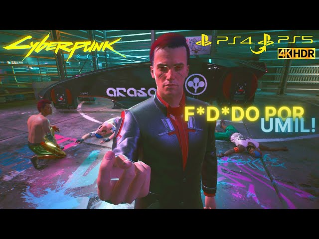 Cyberpunk 2077 | Início de Gameplay no PS5 em 4K HDR PT-BR