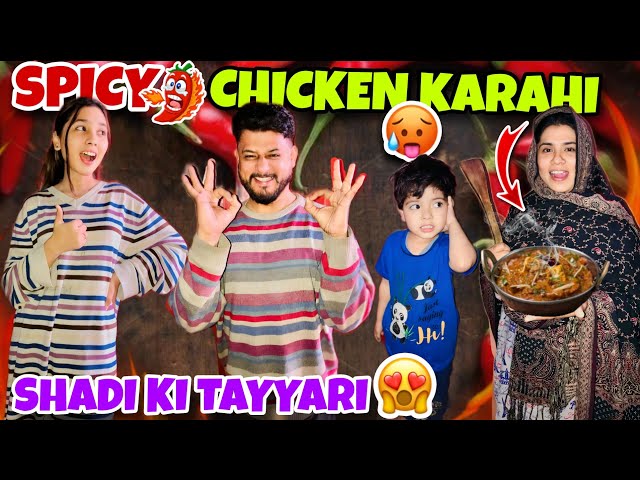 Spicy 🔥🥵🌶️ Chicken Karahi Banayi 😍 | Tandoori Chicken Karahi Recipe ft.@Karachi_Ki_Ladki_Vlogs