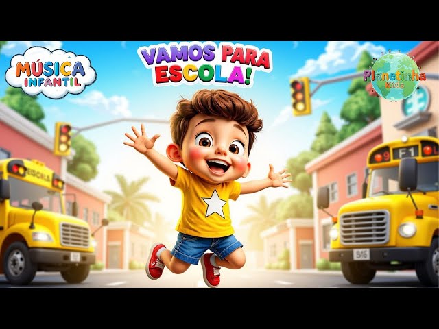 O Caminho da Escola - Planetinha Kids (DESENHO INFANTIL)