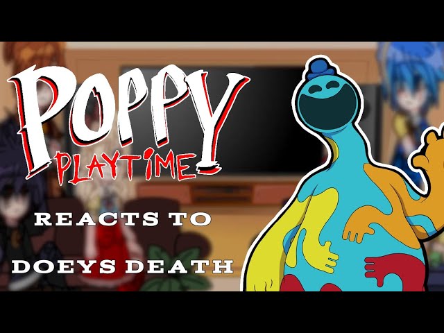 Poppy Playtime Reacts To Doey The Doughman Death || Gacha Club || GCRV || Poppy Playtime || Short ||