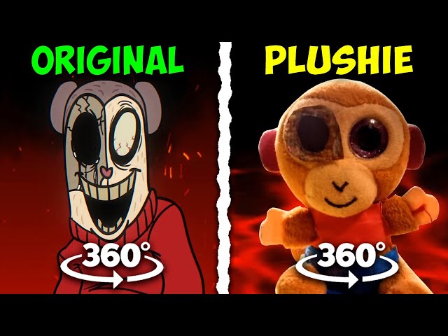 360º VR Fnf Twiddlefinger Original vs Plushie