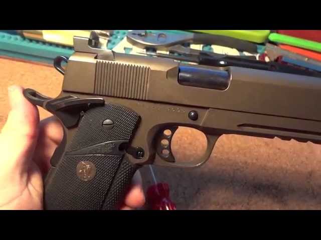 Rock Island Armory Model 2011 tactical 1911 with Cerakote and Custom Upgrades