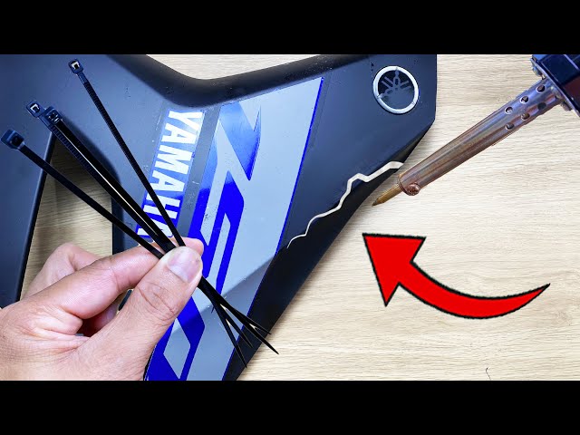 How to Repair a Broken Motorcycle Fairings Using Plastic Welding