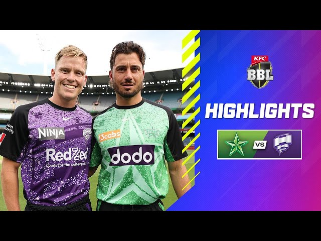 Melbourne Stars v Hobart Hurricanes Match Highlights | #BBL14