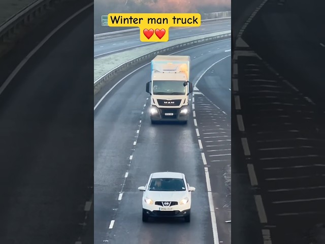 Uk beauty winter truck 👍🤗🌹 #automobile #trucker #trucking #truckdriver #truckerlife #wintervibes