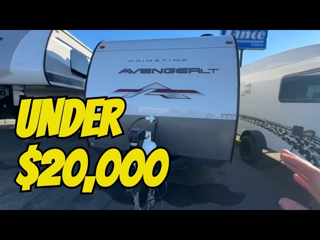 BEST Small Affordable travel trailer that has a HUGE refrigerator!