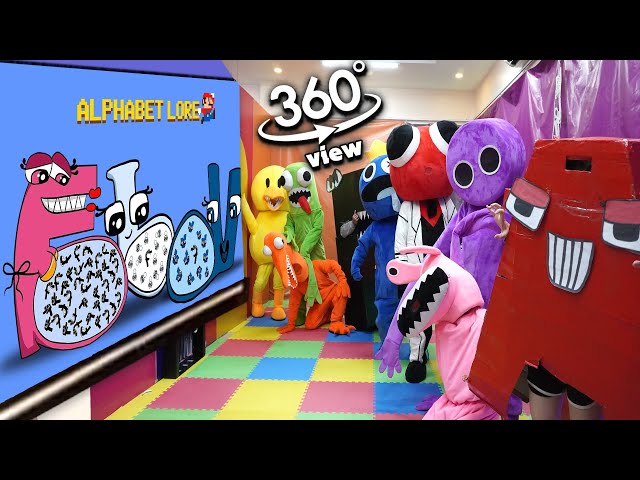 Rainbow Friend Vr 360° - CINEMA HALL | Alphabet Lore Baby's Transform (9999)