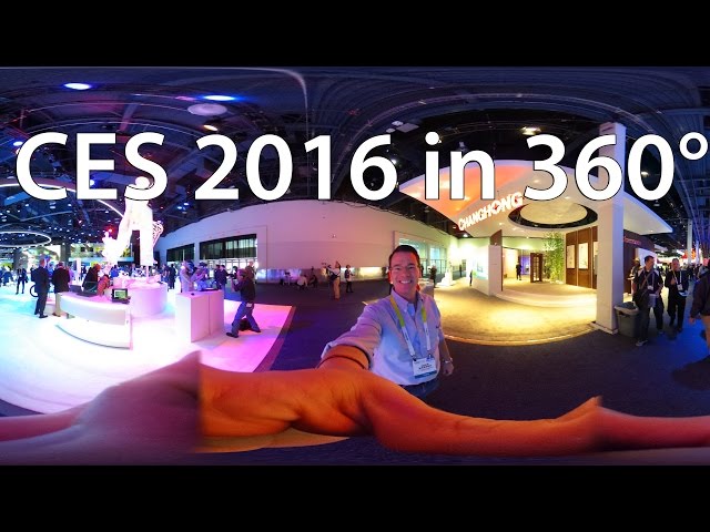 CES 2016 - IMMERSIVE 360 VIDEO - Central Hall