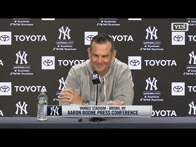 Aaron Boone Press Conference