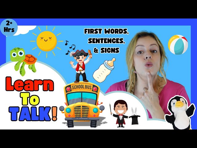 Learn To Talk First Words, Sentences & Signs Toddler & Baby Learning Words, Gestures, Nursery Rhymes