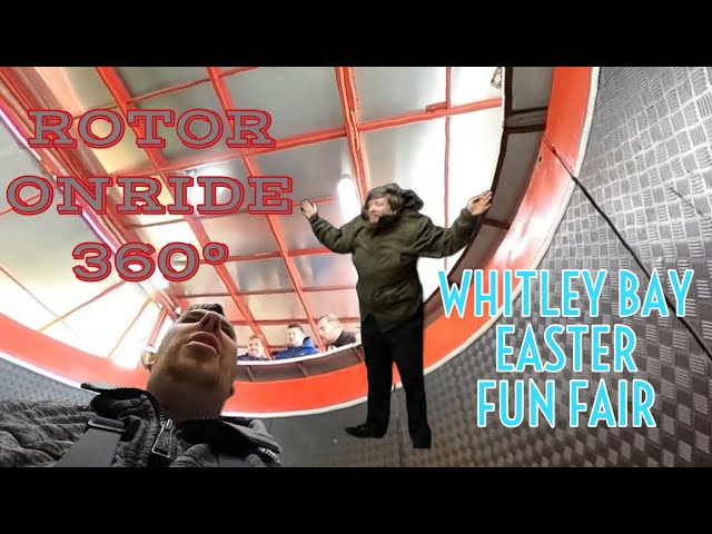 ROTOR - ONRIDE 360° POV | WHITLEY BAY EASTER FUN FAIR 2023