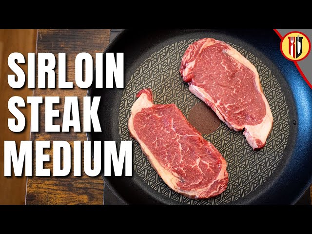 How to cook Sirloin Steak in a pan - Medium