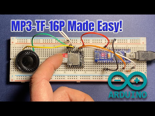 Master the MP3-TF-16P (DF Player Mini) on Arduino: Seamless Sound Integration & Easy Setup! 🎶