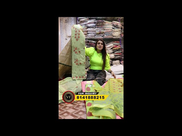 Semi Work & Heavy Work Ladies Suit Wholesale Market 2023 #shorts #Reels #fashion #ramadan