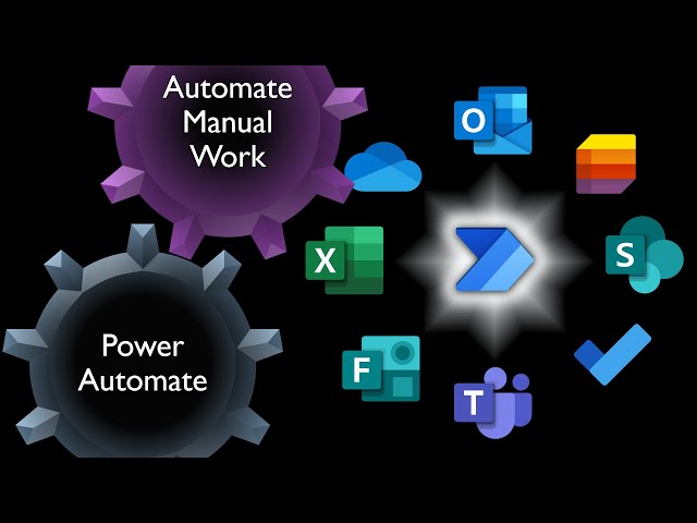 Automate manual work using Power Automate - 2021 - no programming knowledge needed.