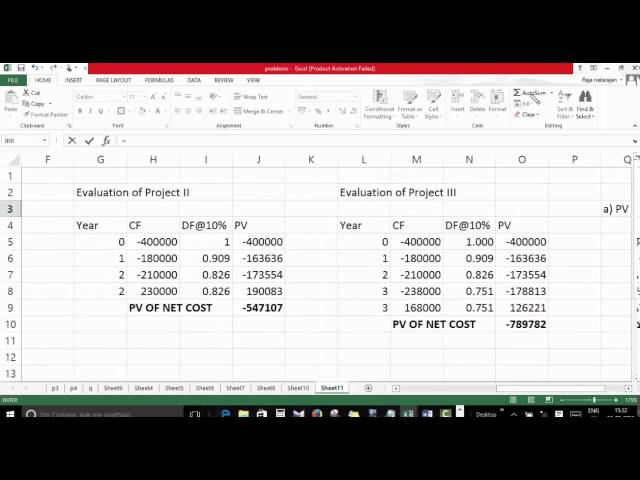 Replacement Analysis Case Study 4