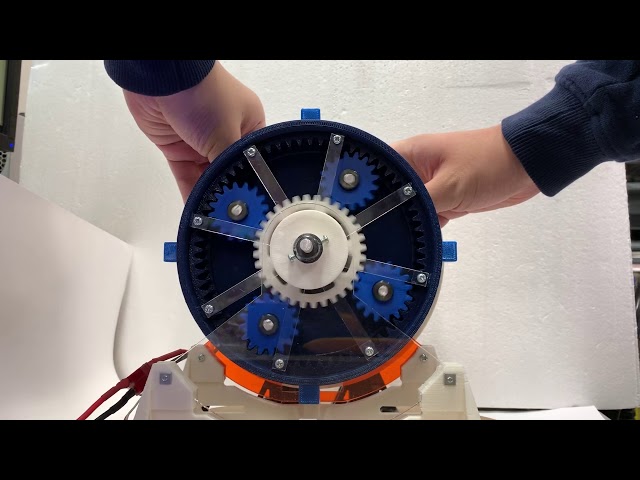 Planetary gear made with 3D printer