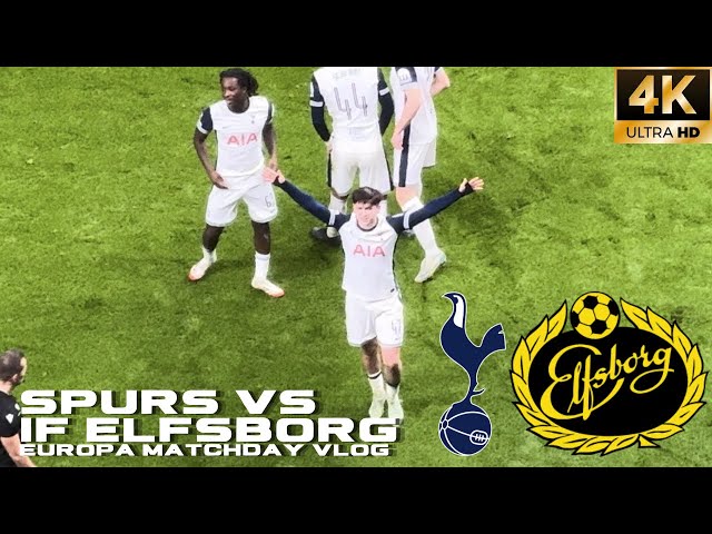 ⚽️ Spurs Through to the Last 16 of the Europa League | Tottenham vs IF Elfsborg Matchday VLOG [4K]