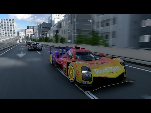 Toyota GR010 Hybrid '21 Speeds Through Tokyo Expressway – Gran Turismo 7 [PS5]