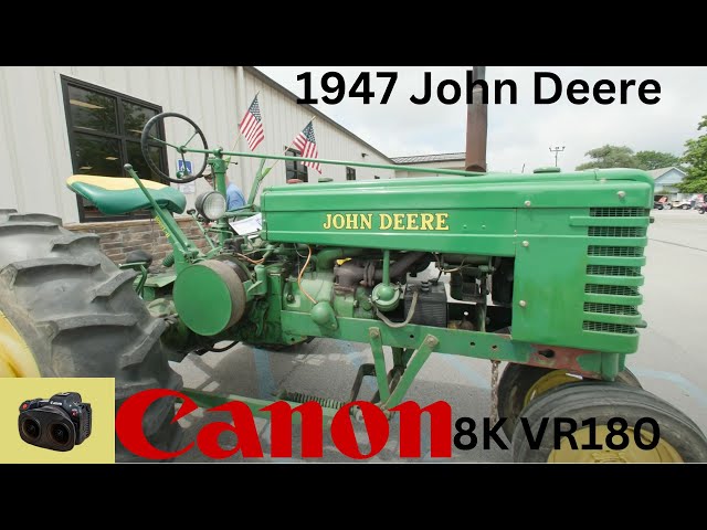 1947 John Deere 4th of July Car Show Hancock Fairgrounds Findlay Ohio 2023 Canon 8K60 VR180