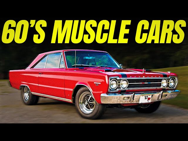 Top 10 Muscle Cars of the 1960s: Legends of Power and Speed