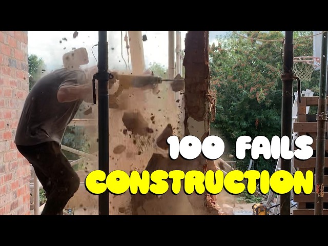 Best Construction Fails | 100 Wrecks and Disasters 🚜