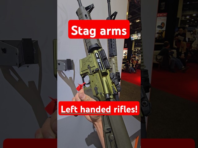 TO All YOU LEFTIES, @stagarmsofficial HAS YOU COVERED #lefthanded #shotshow #shotshow2025