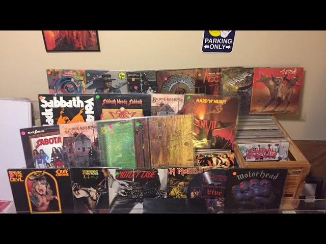 Live Vinyl Auction-10/22/19 METAL LOT