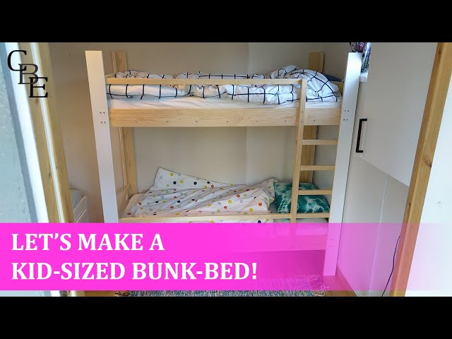 Let's make a kid-sized bunk-bed!