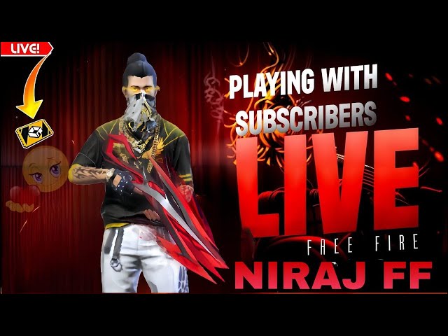 Live Play With Subscribers || FF LIVE GIVEWAY || FF GAMEPLAY IN LIVE