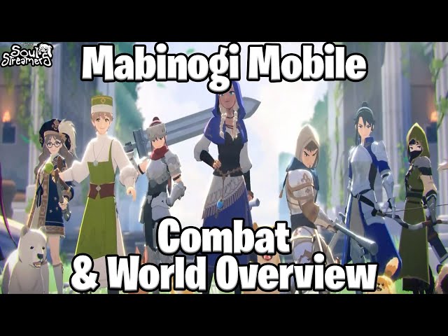 Mabinogi Mobile Combat & World Preview (4K)