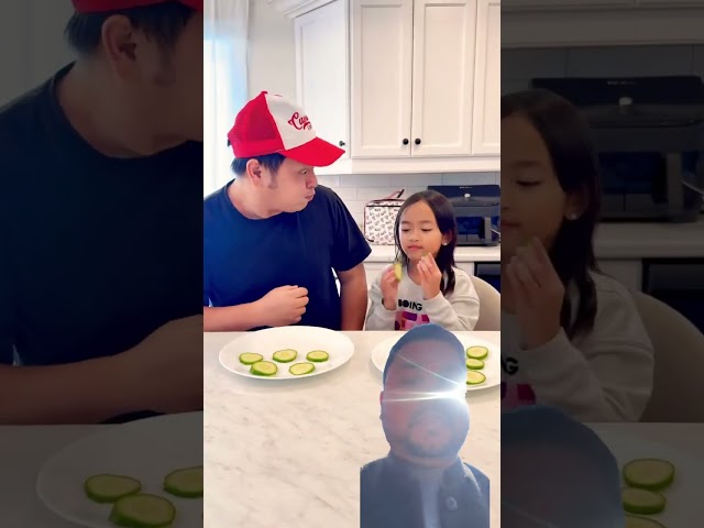 Papa cucumber 🥒 eating challenge #food #funny #comedy #shortvideo #foodchallenge #chocolatedessert