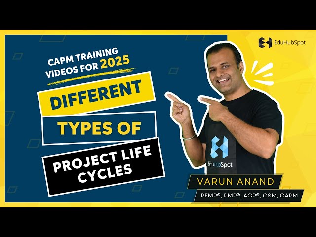 CAPM 2025 Training Videos - Different Types of Project Life Cycles