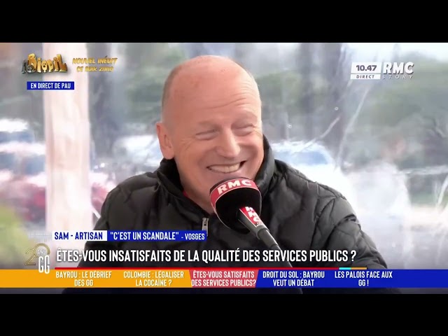 Un auditeur crée la stupéfaction sur le plateau "C'est un scandale les services publics en France"